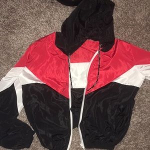 Women’s 90s inspired track jacket size Xl New!!